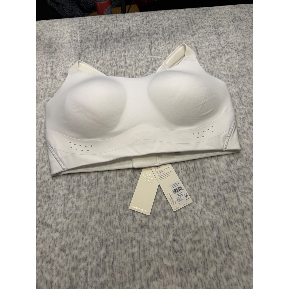 CALIA by Carrie Underwood Womens Fullest Support Empower Bra Pure White NWT